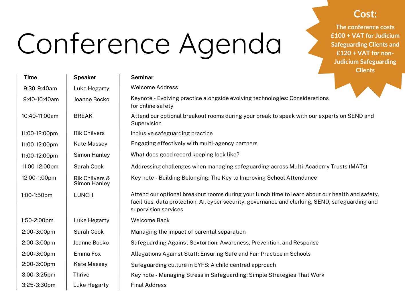 SG Conference Agenda 2025 2 SG Conference Agenda 2025 2